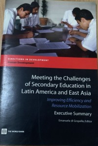 Image of Meeting the chalenges of secondaryn education in latin america and east asia
