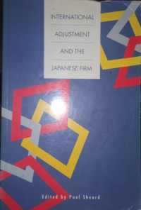 Image of International adjustment and the japanese firm