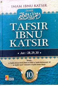 Image of Tafsir Ibnu Katsir : juz 28,29,30